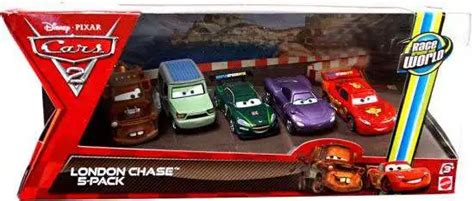 Disney Pixar Cars Cars 2 Multi-Packs London Chase Exclusive 155 Diecast ...