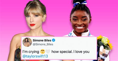 Taylor Swift & Simone Biles Praise Each Other In Adorable Messages