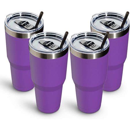 wruas Coffee Mugs, 30oz Stainless Steel Tumbler, Insulated Coffee Tumbler Cup with Lid and Straw ...