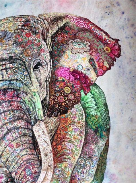 Elephant artwork, Elephant art, Elephant painting