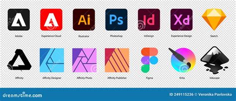 Adobe Illustrator, Photoshop, InDesign, Figma, Sketch, Inkscape, Affinity, Krita. Graphic Design ...