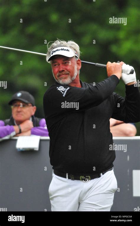 Professional Golfer Darren Clarke playing golf Stock Photo - Alamy