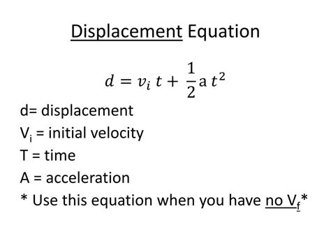 PPT - Kinematics Equations PowerPoint Presentation, free download - ID ...