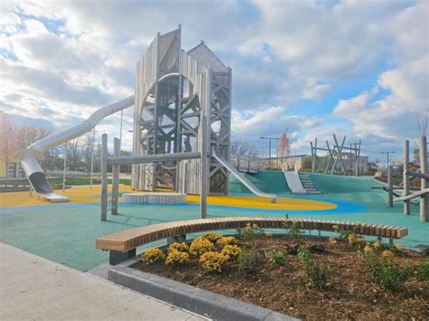 New Playground NOW OPEN at Joe Louis Greenway - LittleGuide Detroit