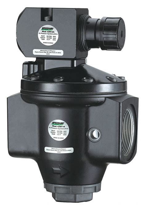 SPEEDAIRE, Zinc, 2 in NPT, Compressed Air Regulator - 4ZM12|4ZM12 - Grainger