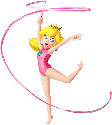 Peach, Rhythmic Ribbon Art - Mario & Sonic at the London 2012 Olympic Games Art Gallery