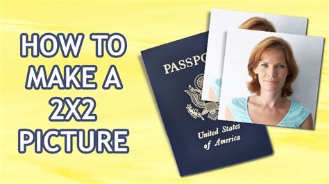 How to Make a 2x2 Picture - Perfect ID Photos at Home! - YouTube