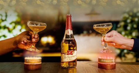 Miller High Life Debuts Holiday Champagne Bottle and Connected Glasses - Men's Journal