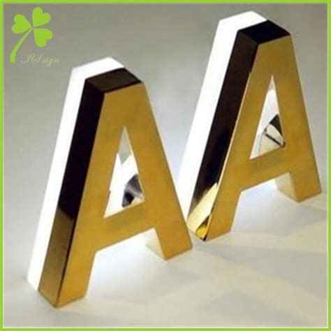 Indoor Backlit Signs Letters DIY Metal Logo Manufacturer | IS LED SIGN