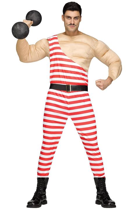 Carny Muscle Man Adult Costume - PureCostumes.com