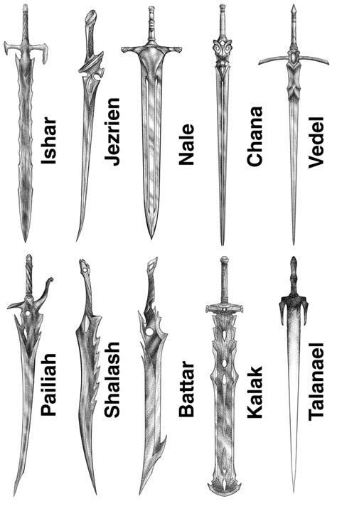 Fantasy Sword, Fantasy Weapons, Types Of Swords, Sword Types, The Way Of Kings, Armas Ninja ...