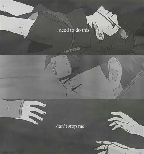 "I need to do this. Don't stop me . . ." - Shisui Uchiha | Naruto, Naruto comic, Naruto ...