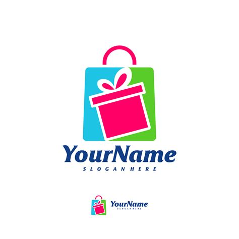 Gift Shop Logo Design Template. Shop Gift logo concept vector. Creative Icon Symbol 12047613 ...