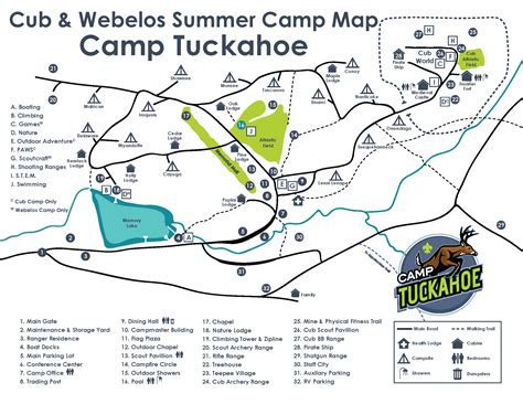 Camp Tuckahoe Map – Cub and Webelos Summer Camp – New Birth of Freedom ...