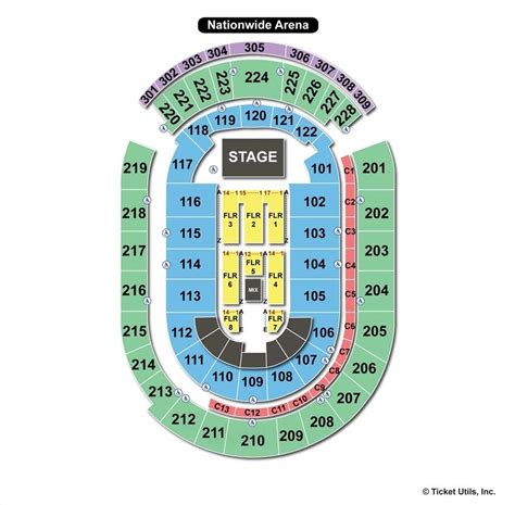 Blue Jackets Seating Chart With Rows – Two Birds Home