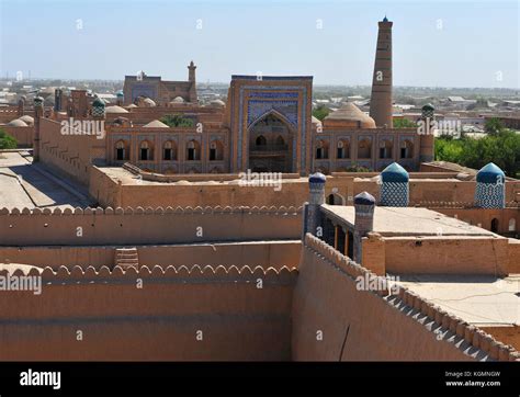 Khiva: historical town, Uzbekistan Stock Photo - Alamy