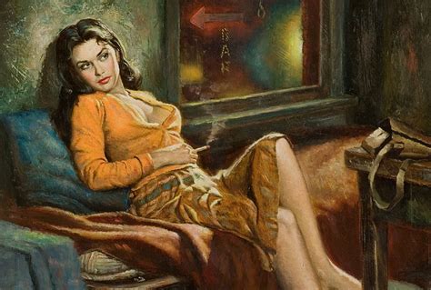 HD wallpaper: woman leaning on couch painting, girl, figure, picture ...