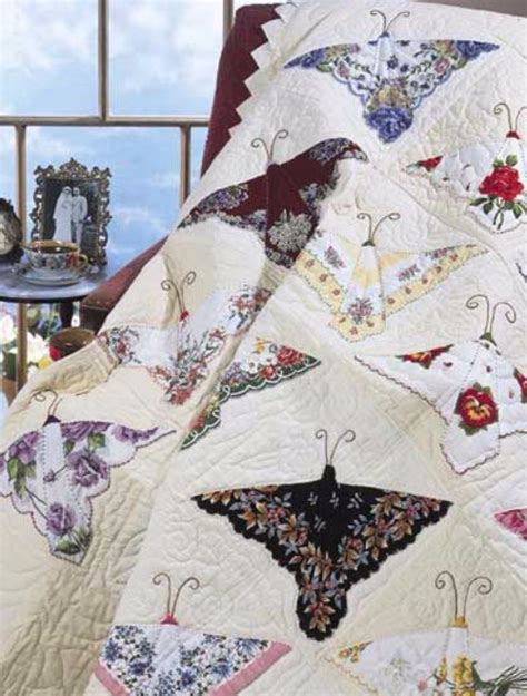 A Charming Vintage Hankie Butterfly Quilt – Quilting Cubby