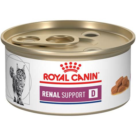Royal Canin Veterinary Diet Renal Support D (Delectable) Wet Cat Food, Case of 24