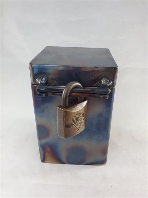 Metal Lockable Keepsake Box Gift Box jewelry Box, 4 Wide, 6 Tall - Etsy