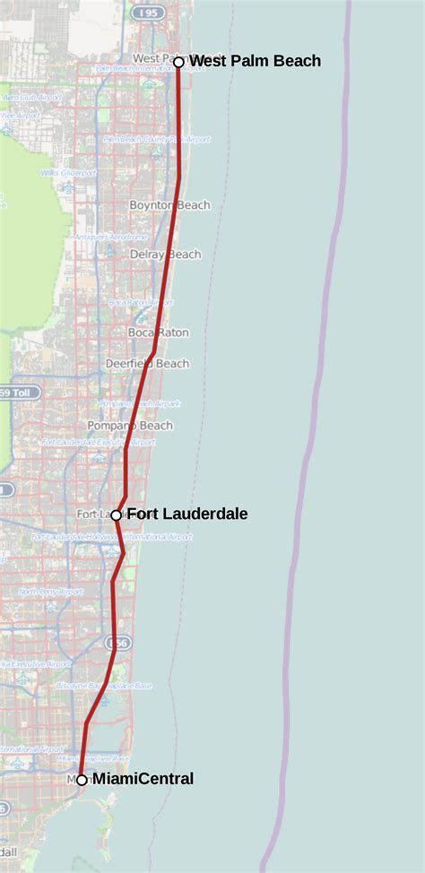 Florida Brightline Map - Printable Maps