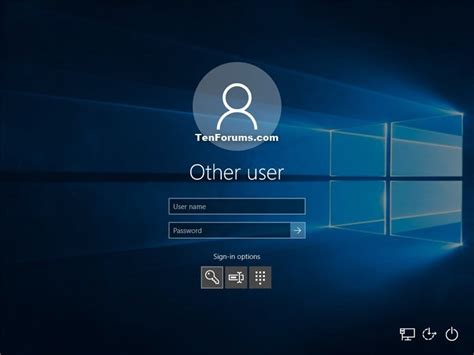 Do Not Display Last Signed-in User Name on Windows 10 Sign-in | Tutorials