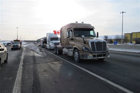 Trucker convoy spotted on area highways (5 photos) - Thorold News