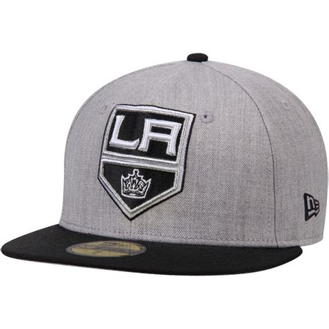 New Era Los Angeles Kings Heathered Gray/Black Fashion 59FIFTY Fitted Hat