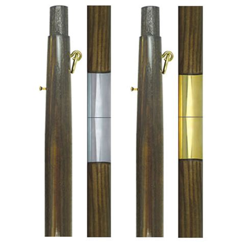 Oak Wooden Indoor Parade Poles | AmeritexFlags.com