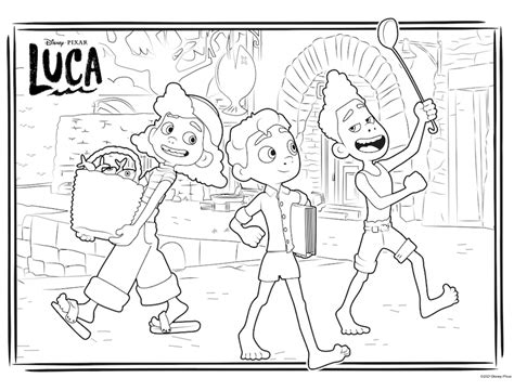 Luca Coloring Pages and Activities - Desert Chica