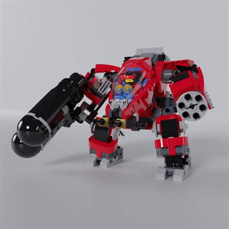 LEGO MOC Kai's Fire Mech by Alex_Qwerty | Rebrickable - Build with LEGO