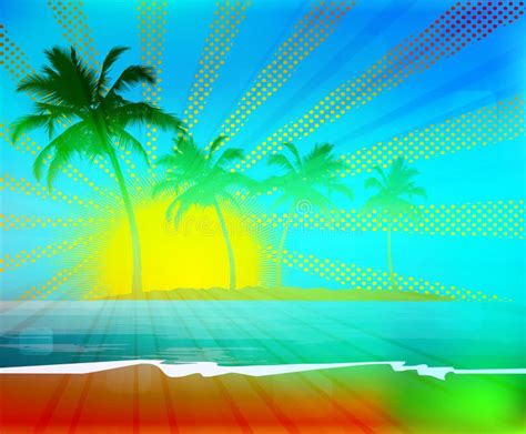 Tropical background stock vector. Illustration of hawaii - 21969588