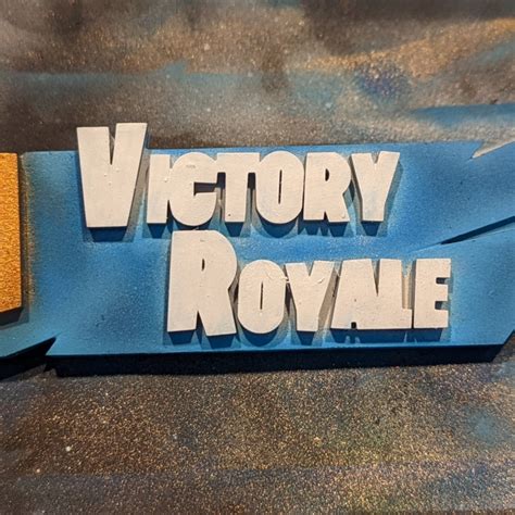 3D Print of Fortnite Victory Royale by alanjones2