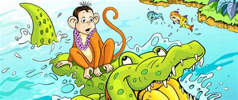 The Monkey and The Crocodile • Moral Stories