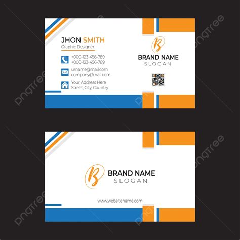Professional Business Card Design Vector Template Download on Pngtree
