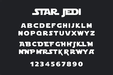 Star Wars Fonts in Logo, Movie, & More - FREE Download