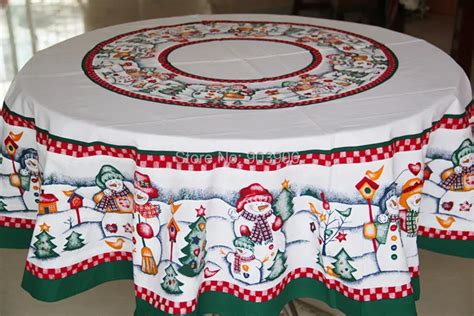 Aliexpress.com : Buy Free shipping Round 152cm Christmas snowman fabric ...