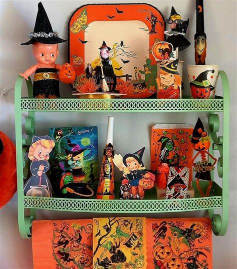 Pin by ObeyDita on Holidays | Vintage halloween decorations, Vintage halloween images, Halloween ...