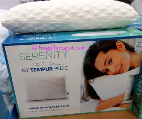 Serenity by Tempur-Pedic Memory Foam Pillow | Costco | Frugal Hotspot ...