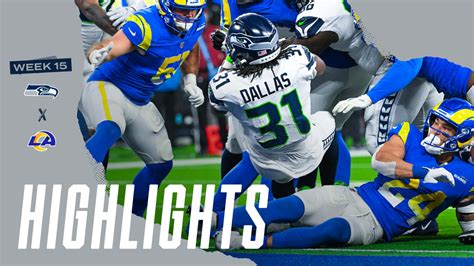 2021 Week 15 Seahawks at Rams Full Highlights