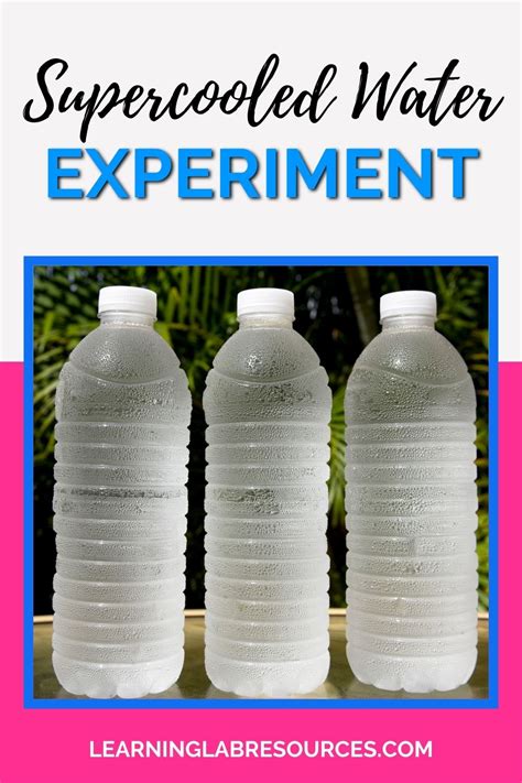 Science Lab - How to Create Supercooled Water - Learning Lab Resources