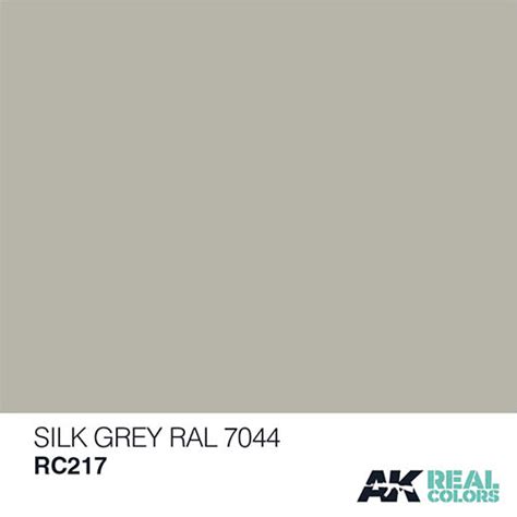 AK Interactive RC217 Real Colors Seidengrau-Silk Grey RAL 7044 Paint Acrylic Lacquer 10mL ...