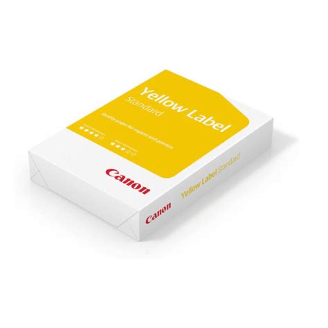 Canon Yellow A4 White Printer Paper 80gsm Ream - 500 Sheets - Office Point