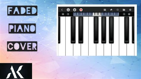 Faded piano cover | Fade piano ringtone |mobile perfect piano | Anish - YouTube