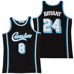 Kobe Bryant #8 #24 Alternate Crenshaw Jersey Basketball Jersey - Malcom ...