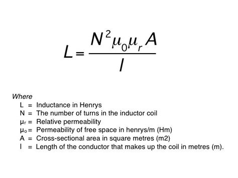 5.4.2 Inductance Equations