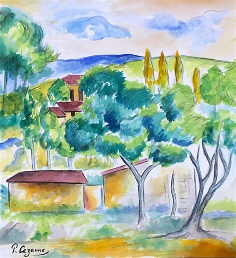 Paul Cezanne (Watercolor on paper) - Feb 27, 2018 | International Art ...