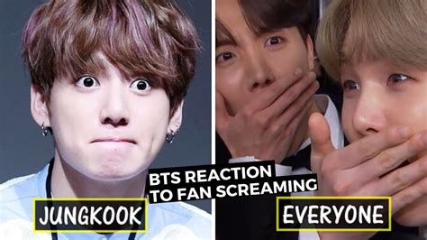 BTS Reaction To Fan Screaming (ENGLISH SUB) - YouTube