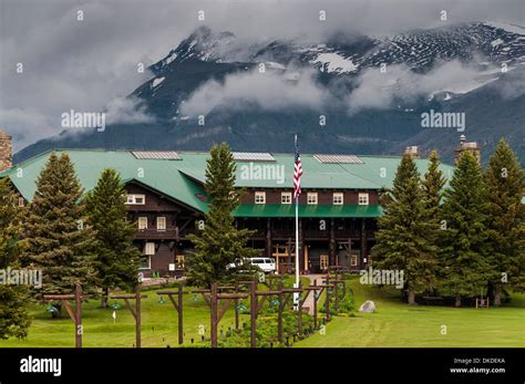 Glacier Park Lodge, East Glacier Park, Montana Stock Photo - Alamy