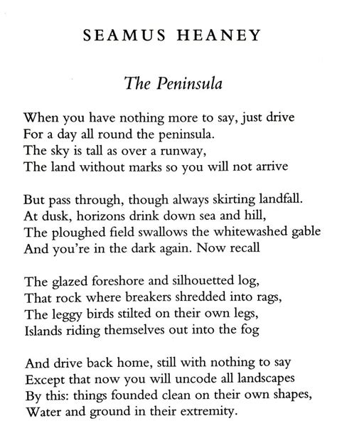 Seamus Heaney | Irish poet | Seamus heaney poems, Seamus heaney ...